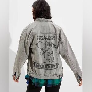 Ae X Peanuts Denim Jacket